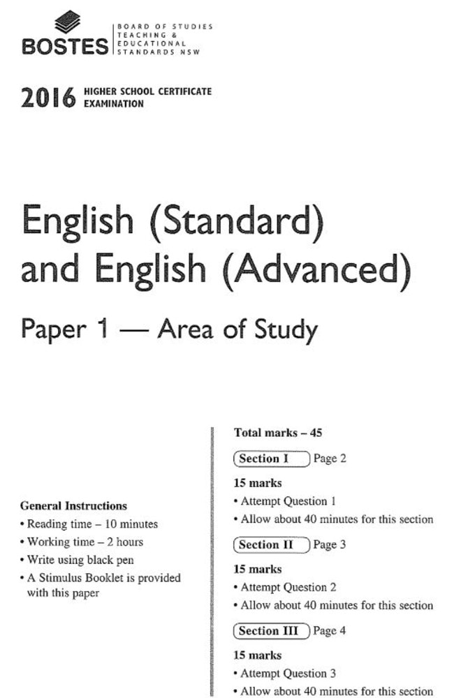 Picture: Board of Studies