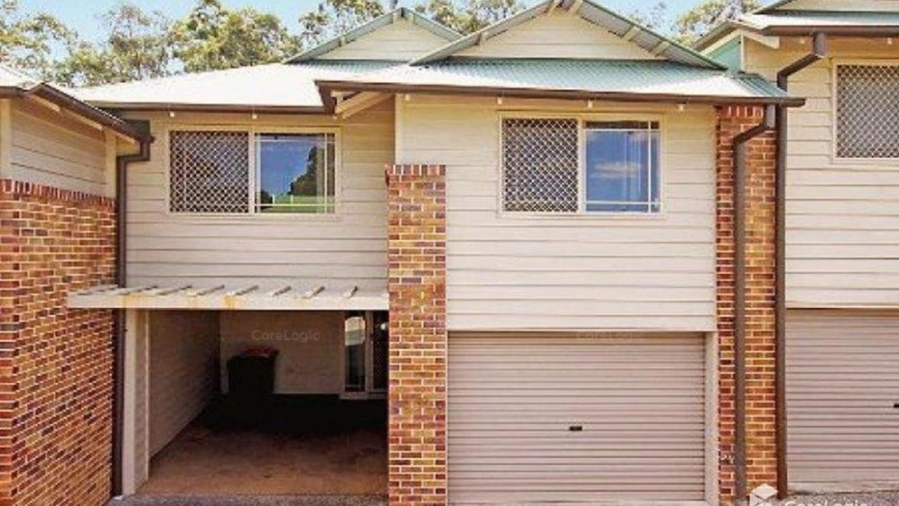 This Bardon townhouse, with two bedroom, two bathroom and two car spaces, costs $550 a week to rent.