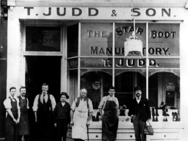 A Hall of Fame category has been added to this year’s The City Awards. Grundys has been nominated — its original owner, Mr T Judd, is pictured here in 1910 holding the cane.