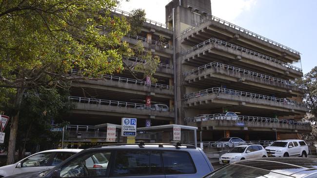 The Whistler St Carpark in 2014.