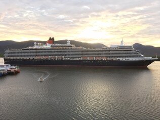 Today in Cairns: Queen cruises into Cairns
