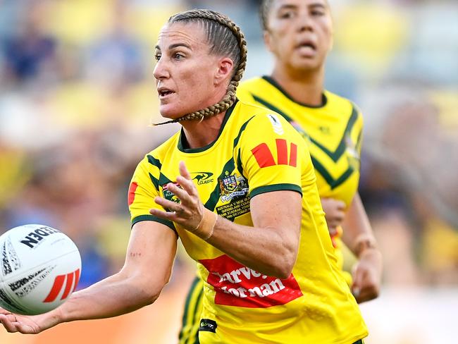 The game is a chance to raise the profile of women’s rugby league overseas. Picture: Ian Hitchcock/Getty Images