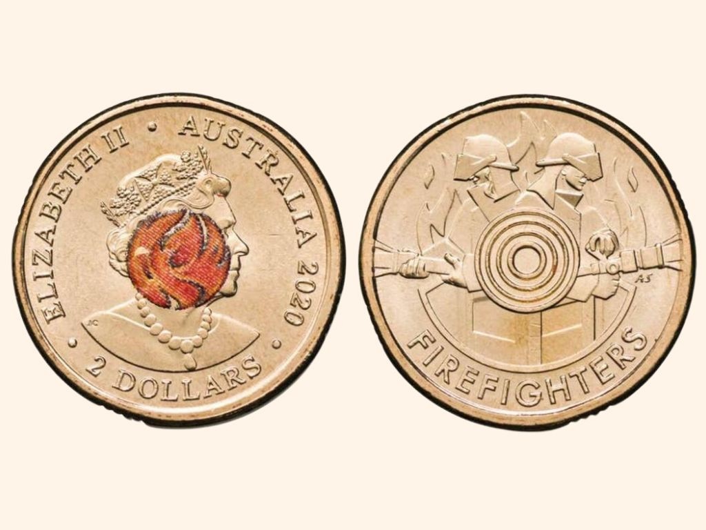 The intended design of the 2020 Firefighter coin. Picture: RAM