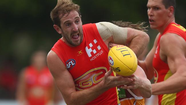 Michael Barlow scored 100 in his first game for Gold Coast. Picture: Getty