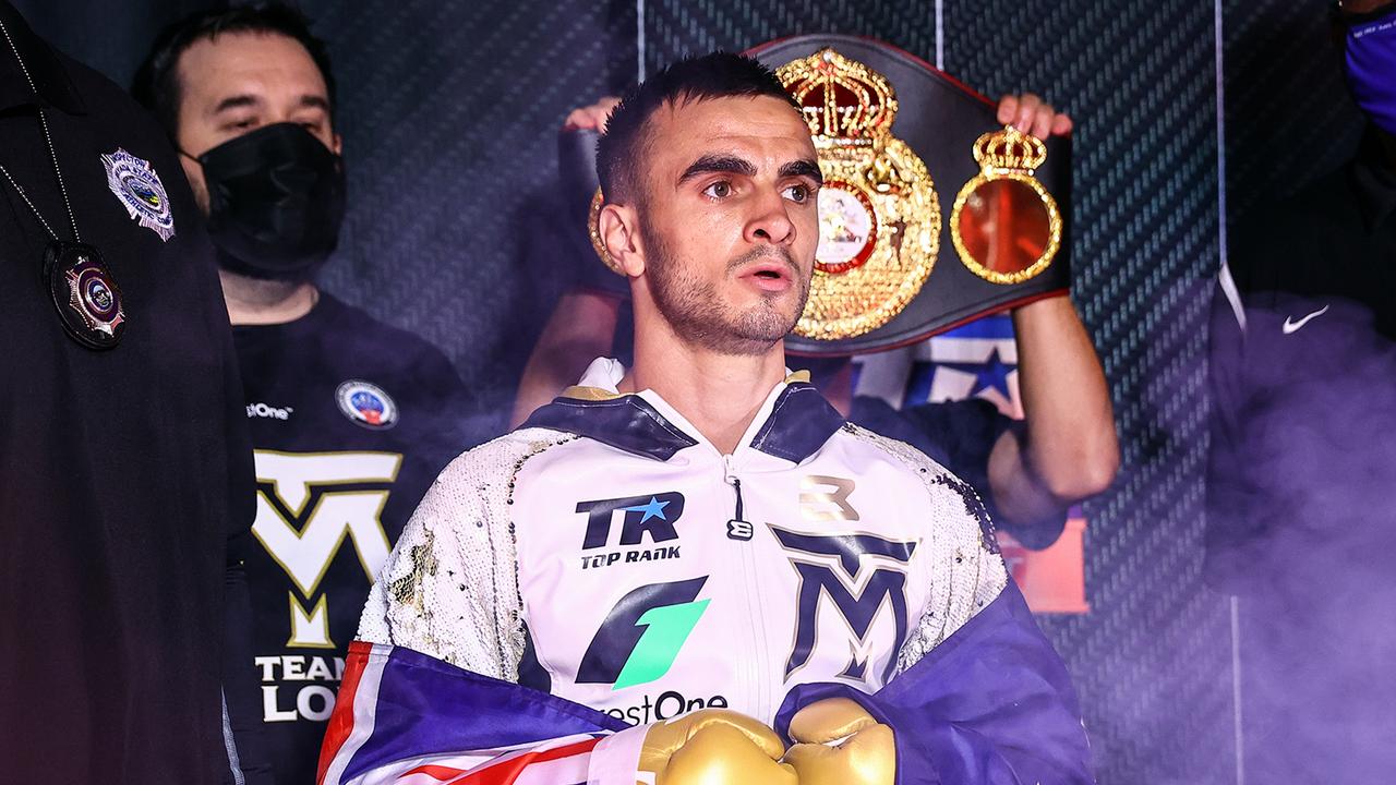 Andrew Moloney wants his belt back. (Photo by Mikey Williams/Top Rank via Getty Images)