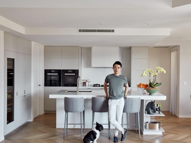 Nelson Duan customised his own apartment in Brisbane. Photo: Supplied