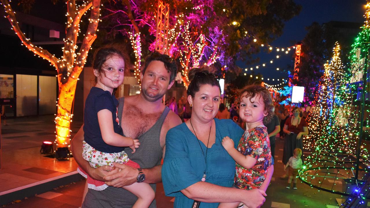 All the lights and magical moments captured at Ipswichâ&#128;&#153;s Nicholas Street Precinct on Sunday 19, December 2021. Picture: Peta McEachern