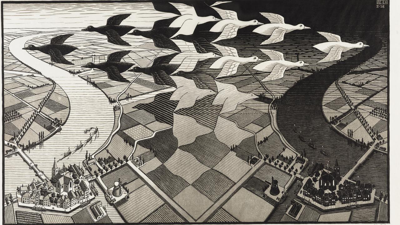 MC Escher, Mick Jagger, NGV | Herald Sun