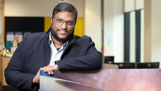 ResearchSat founder and chief executive officer Raviteja Duggineni. Picture: Russell Millard