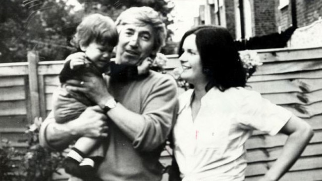 Bulgarian dissident Georgi Markov with his wife Annabel DIlke and daughter Alexandra-Raina in London in 1977.