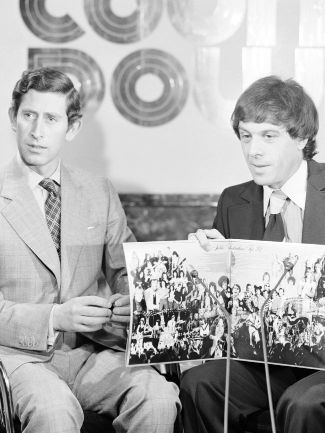 Prince Charles, now King, with Meldrum in 1977. Picture: archive