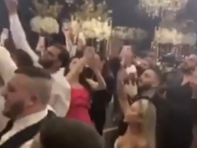 Dozens of people allegedly attended a wedding in western Sydney without any form of social distancing in place. Picture: Sunrise