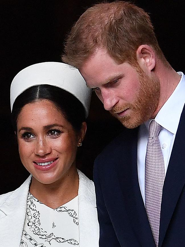 Meghan and Harry. Picture: Ben Stansall/AFP