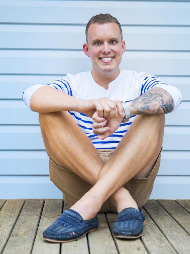 Former MasterChef runner-up and Sunshine Beach restaurateur Matt Sinclair. Picture: Lachie Millard