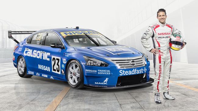 Supercars Sandown 500 Michael Caruso retro round livery Calsonic