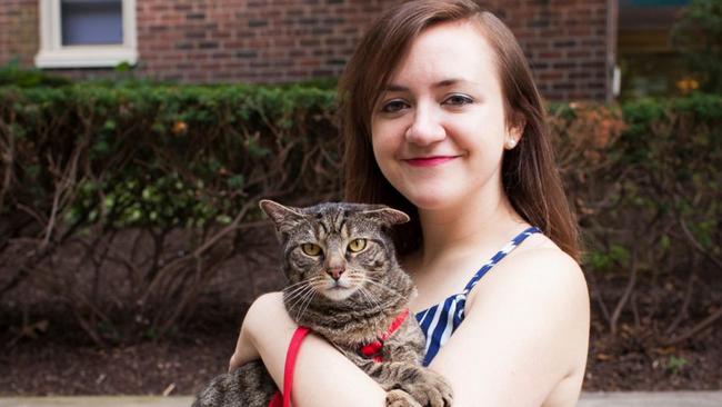 Writer Lindsay Putnam says she would have benefited from ‘paw-ternity’ leave when she got her cat. Picture: Megan Martin