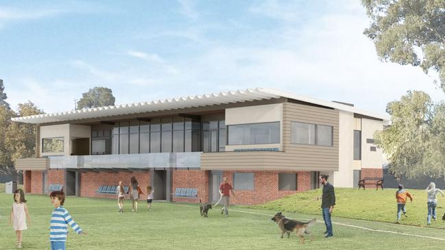 New plans for the upgrade of the grandstand at Goodwood Oval have been released. Picture: Wiltshire + Swain Architects