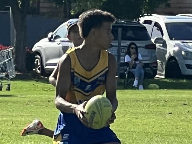 Lucas Aholahi of the Parramatta Junior State Cup Touch Football team. Picture: Contributed