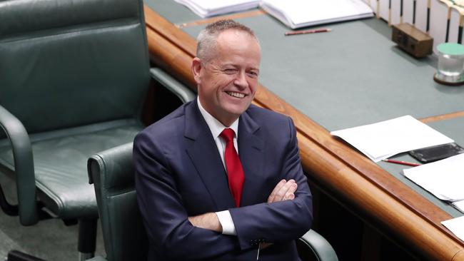 Bill Shorten during Question Time today. Picture: Gary Ramage