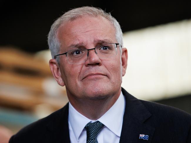 Prime Minister Scott Morrison attributes the cut in medicines costs to the Coalition’s “strong economic management”. Picture: Jason Edwards