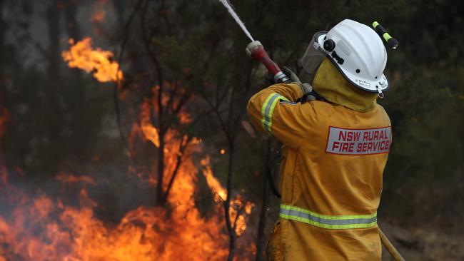 The spirit of do-it-ourselves is still imbued in the Rural Fire Service. Picture: David Swift,