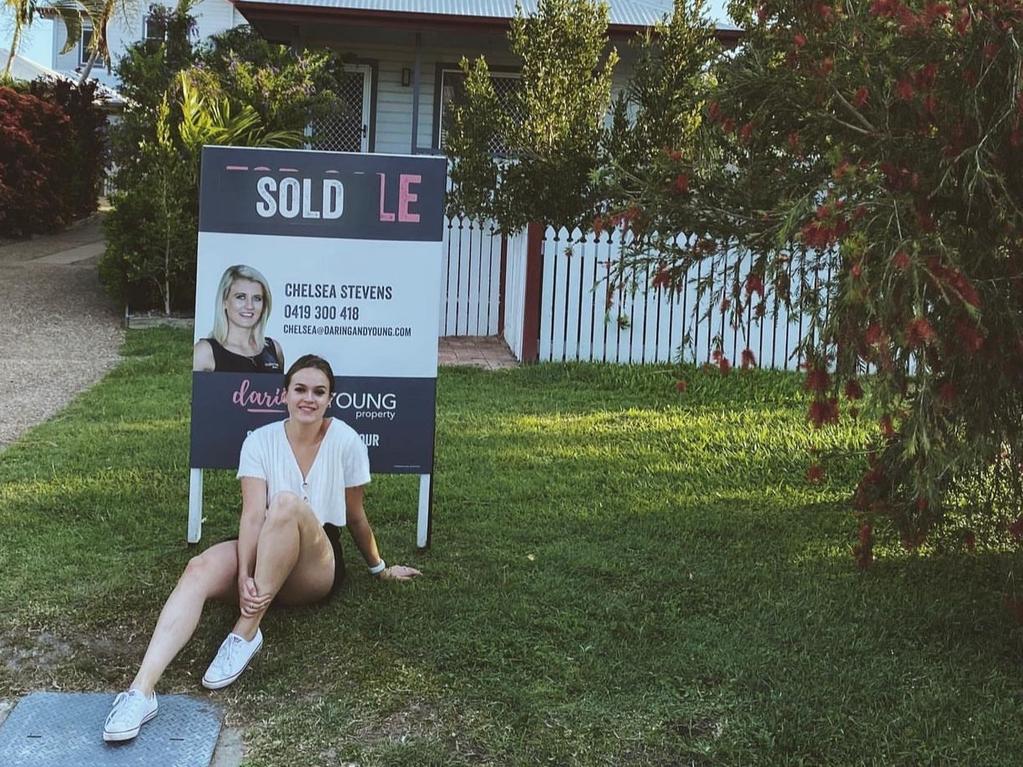 Danielle moved to Townsville in 2020 after buying her first home for $227,000. Picture: Supplied