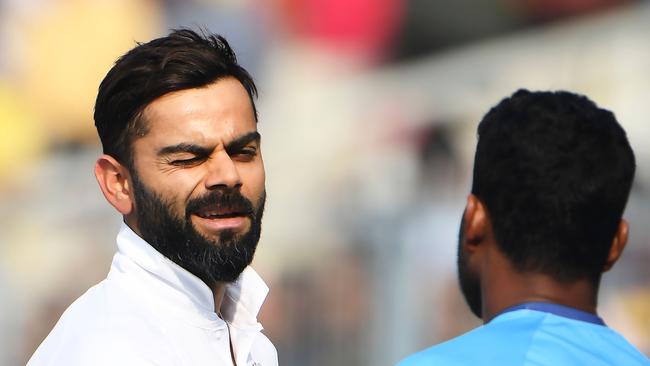 Virat Kohli’s India will tour Australia next summer. Picture: Dibyangshu Sarkar/AFP