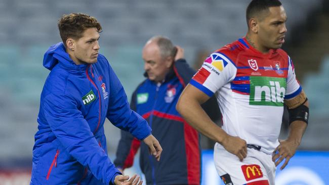 He may not have played last weekend but Kalyn Ponga was still helping out.