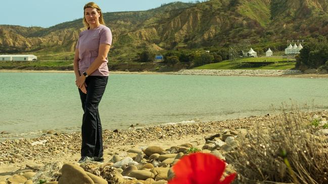 Darwin woman and veteran Annette Rudd spent Anzac Day on the shores of the Gallipoli in 2025.