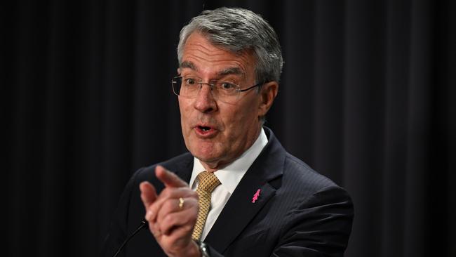 Attorney-General Mark Dreyfus during the press conference at Parliament House in Canberra last week.