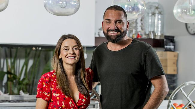 Billy Cross and Jackie Cross at their Gold Coast home. Picture: Jerad Wiliams