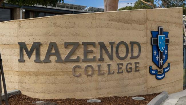 The teacher worked at Mazenod College. Picture: Twitter