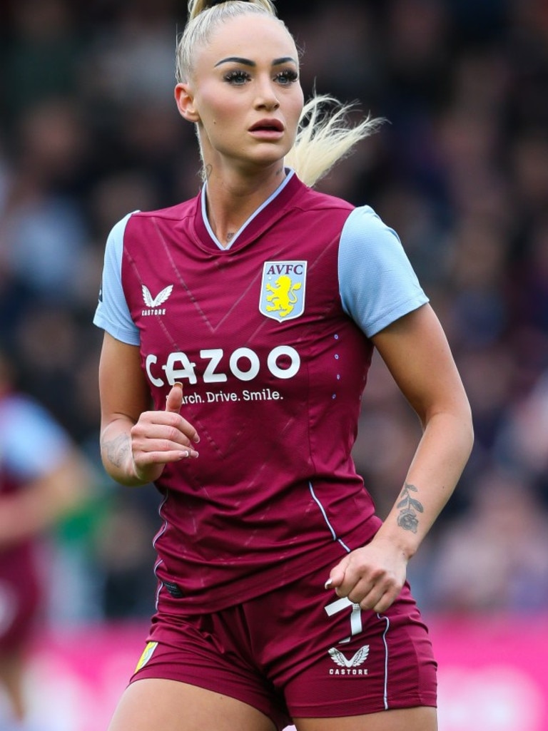 Alisha Lehmann is known for being a striker who doesn’t choke. Picture: Getty Images.