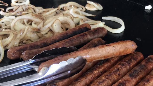 Should footy clubs serve up vegan snags? Picture: Jenifer Jagielski