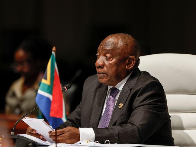South African President Cyril Ramaphosa. Picture: AFP