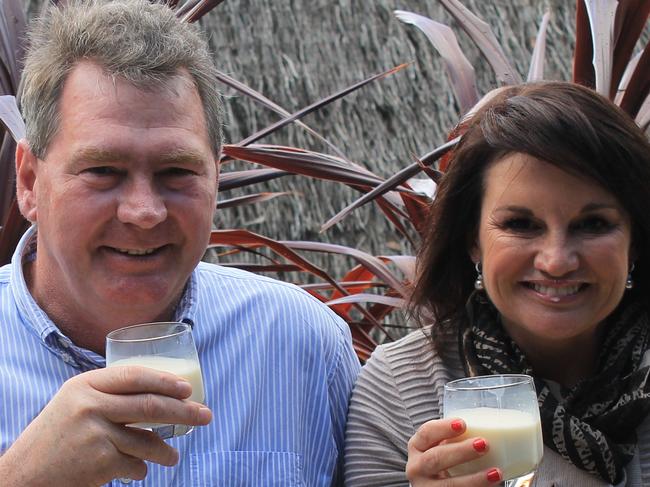 Steve Martin and Jacqui Lambie. PICTURE SUPPLIED