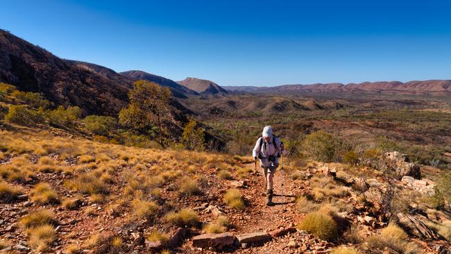 The Larapinta Trail, West MacDonnell National Park, Northern Territory, Australia credit: Getty Images