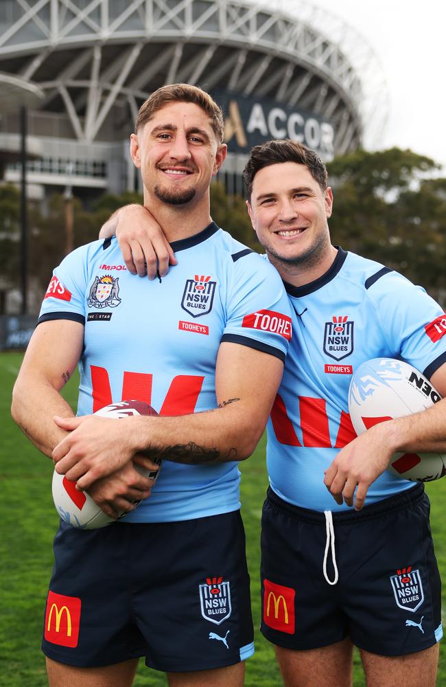 Will Zac Lomax and Mitchell Moses and be selected for Game I? Picture: Rohan Kelly