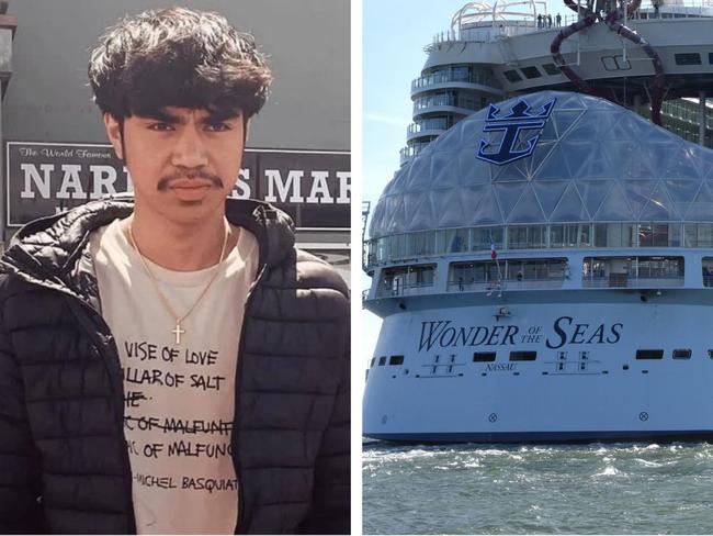 Teen falls overboard world’s biggest cruise