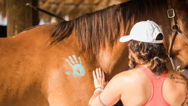 Equine therapy at Redemption Ranch, British Virgin Islands.