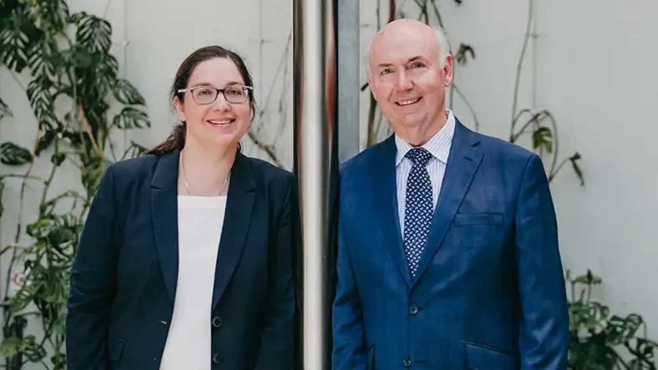 Dr David Stabler with his daughter Dr Annabelle Stabler. Photo: Supplied