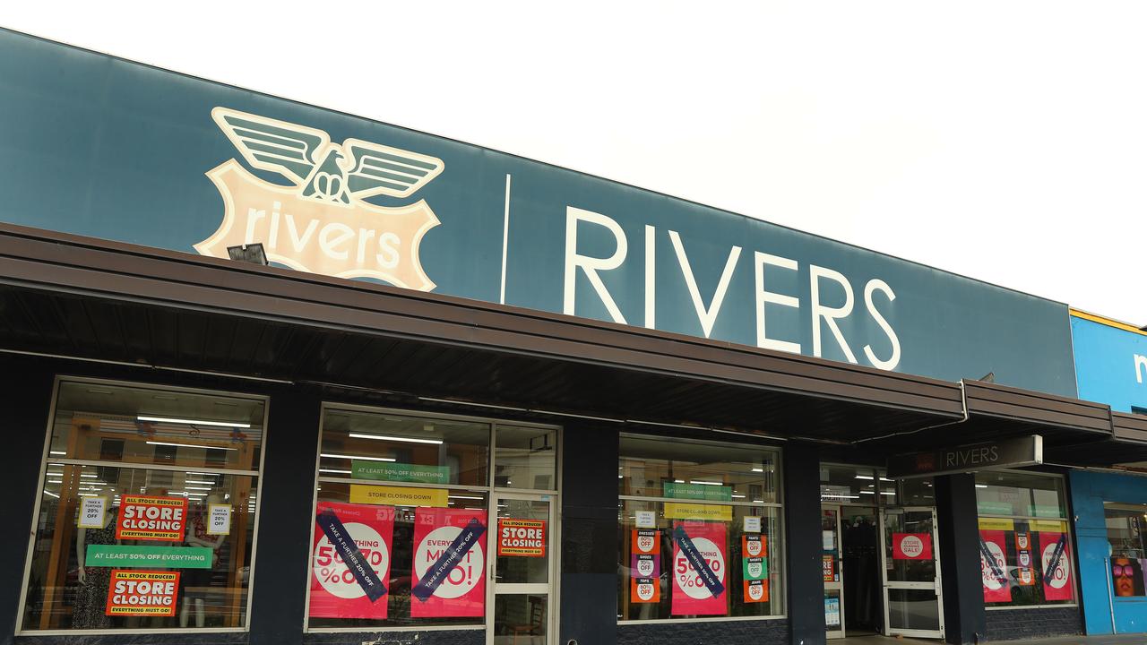 Rivers in Malop St is closing down soon. Picture: Alison Wynd