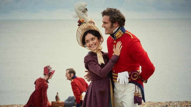 Olivia Cooke and Tom Bateman in Vanity Fair.