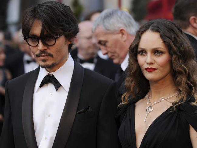 Johnny Depp and Vanessa Paradis were together for 14 years and had two children. Picture: AP