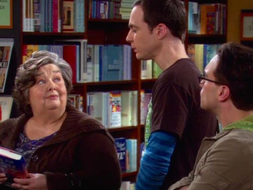 Jane Galloway Heitz, Jim Parsons and Johnny Galecki in The Big Bang Theory in 2007. Picture: Supplied
