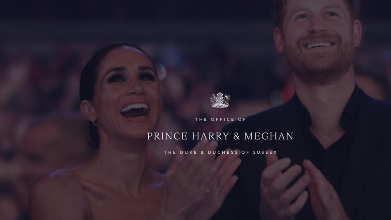 Prince Harry and Meghan Markle have launched their new website Sussex.com to replace their Archewell.com website.