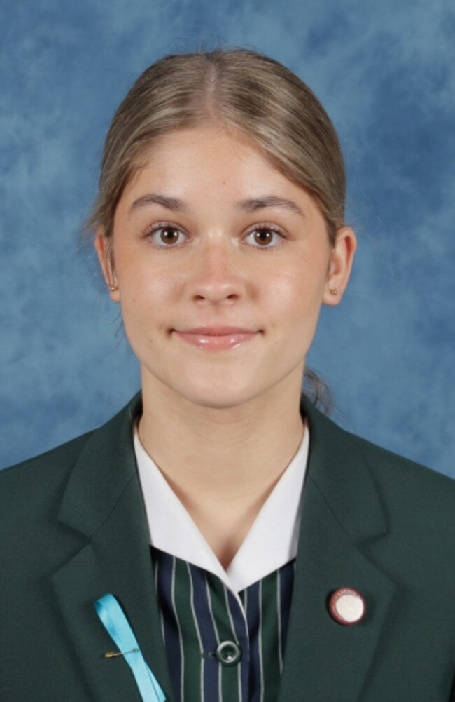 Sunshine Coast Grammar School vice-captain Scye Collen