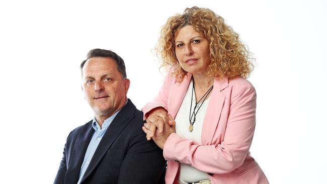 Bridget Sakr and Craig Mackenzie, whose daughter Veronique Sakr was killed in the Oatlands crash with her three cousins in 2020. Picture: Tim Hunter