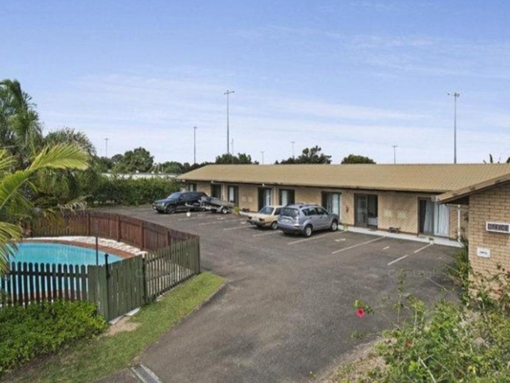 The old Riverpark Maroochy Motel before it was transformed by Andrew and Lucy Pink into the Loea Boutique Hotel.