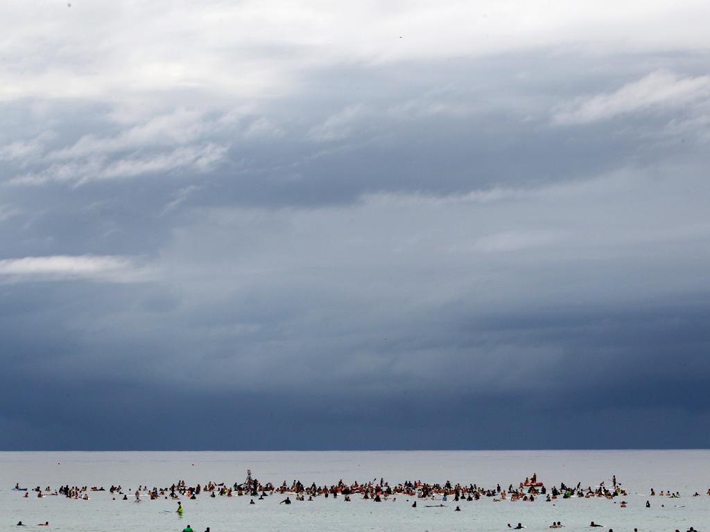 Protest at Burleigh against an oil company drilling in the Great Australian Bight. Pic Mike Batterham.